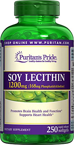 Puritan's Pride Soy Lecithin 1200 Mg, 250Count