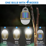 Wisely Bug Zapper Outdoor/Indoor Electric, USB-C Rechargeable Mosquito Killer Lantern Lamp, Portable Insect Electronic Zapper Indoor Trap, with LED Light 1PK Olive