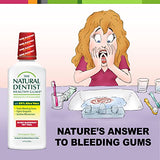 The Natural Dentist Healthy Gums Antigingivitis/Antiplaque Rinse, Adults 12 & Up, Gingivitis Mouthwash, Bleeding Gums Treatment, Safe for Chemotherapy Patients, Aloe Vera, Alcohol-free, 16.9 fl