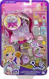 Polly Pocket Compact Playset, Candy Cutie Gumball with 2 Micro Dolls & Accessories, Travel Toys with Surprise Reveals