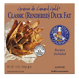 More Than Gourmet Graisse De Canard Gold, Rendered Duck Fat, 12-Ounce Package