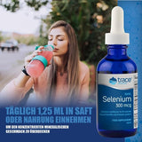 Trace Minerals | Liquid Ionic Selenium 300 mcg Dietary Supplement | Antioxidant, Supports Immunity, Thyroid Health | Vegan, Gluten Free, Non-GMO | 2 fl oz (1 pack), 48 servings