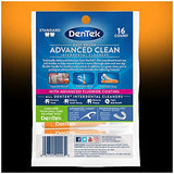 DenTek Easy Brush Advanced Clean Interdental Cleaners, Standard, 16 Count, 6 Pack