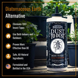 Dr. Killigan's Dust to Dust Insect Powder - Plant-Powered Diatomaceous Earth Alternative - Insect Killer for Indoor & Outdoor Use - Residual Formula Protects up to 6 Months (10 oz)