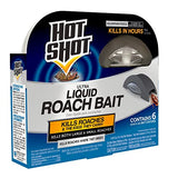 Hot Shot Liquid Roach Bait, Home Insect Killer, 6 Count (Pack of 6)
