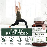 Natural Nutra Soy Lecithin Dietary Supplement, Support Brain Functioning, Liver Performance and Boost Brain Functioning, Gluten-Free,1200 mg, 200 Softgels