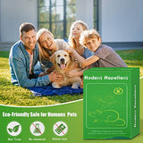 12 Pack Peppermint Oil Rodent Repellent with 1 Pack Mouse Repellent Cream for Car, RVs, House, Garage, Garden, Mouse Deterrent, to Repel Mice, Rats, Squirrel, Moles, Snakes, Chipmunk