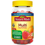 Nature Made Multivitamin Gummies, Dietary Supplement for Daily Nutritional Support, 150 Gummy Vitamins and Minerals, 75 Day Supply