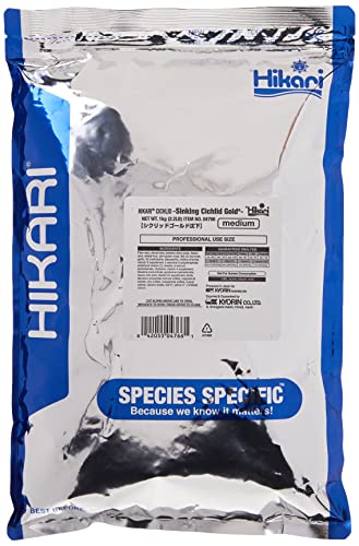 Hikari 2.2-Pound Sinking Cichlid Gold Pellets for Pets, Medium