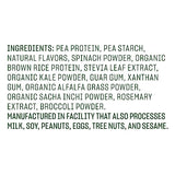 Vega Protein and Greens Protein Powder, Vanilla - 20g Plant Based Protein Plus Veggies, Vegan, Non GMO, Pea Protein for Women and Men, 1.4 lbs (Packaging May Vary)