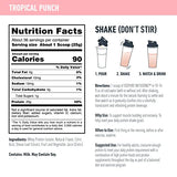 Isopure Protein Powder, Clear Whey Isolate Protein, Post Workout Recovery Drink Mix, Gluten Free with Zero Added Sugar, Infusions- Tropical Punch, 36 Servings