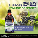 Elderberry Syrup for Kids and Adults - Natural Immune Support with Zinc and Vitamin C Plus 10x Concentrated Sambucus Elderberries - Blueberry Pancake Flavor - Gluten-Free, Non-GMO Multiminerals - 8oz