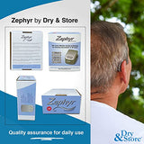 Zephyr by Dry & Store Hearing Instrument Dryer/Dehumidifier | for Care and Maintenance of Hearing Aids | Cochlear Processors | in-Ear Monitors