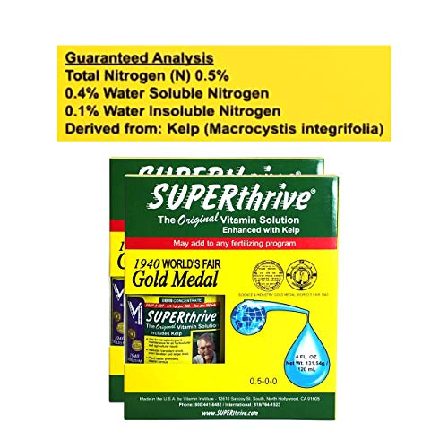 SUPERthrive Original Vitamin Solution with Kelp for All Plants, 4 oz. (2 Pack)