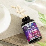 Multi Collagen Complex Pills - Type I, II, III, V, X, Grass Fed & Non-GMO Hydrolyzed Collagen Peptides Supplement - Supports Hair, Nails, Skin & Joint Health, Gluten-Free, Paleo & Keto - 180 Capsules