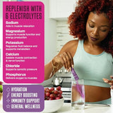 KEY NUTRIENTS Electrolytes Powder No Sugar - Fruity Grape Electrolyte Powder - Hydration Powder - No Calories, Gluten Free Keto Electrolytes Powder Packets (20, 40 or 90 Servings)