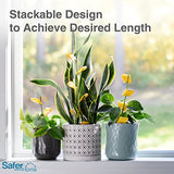 Safer Home SH5026-3SR Houseplant Sticky Stake Insect Traps for Indoor Plants - 48 Traps Included - Controls Aphids, Whiteflies, Fruit Flies, Fungus Gnats, and Other Insects