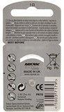 Rayovac Extra Advanced Hearing Aid Batteries Size 10 (60 Batteries)