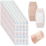 60 Pcs Large Sensitive Skin Bandages Silicone Adhesive Bandages Bulk Baby Child Elderly Painless Removal Silicone Bandages for Sensitive Fragile Skin Delicate Sensitive Skin Wounds 3.9 x 2 in