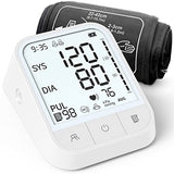 Blood Pressure Monitor for Home Use Automatic Upper Arm Blood Pressure Machine with Backlit Adjustable BP Cuff, 198 Memory Blood Pressure Monitors with Storage Bag