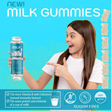 Holistic MD Colostrum Supplement with Vitamin B Complex - Grass Fed Milk Gummies for Kids & Elderly - 60 ct Sugar Free Milk Protein Gummies