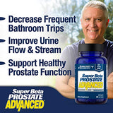 Super Beta Prostate Advanced – Support Bladder Emptying, Promote Sleep, Prostate Supplements for Men’s Health with Beta Sitosterol, not Saw Palmetto (120 Caplets, 2- Pack)