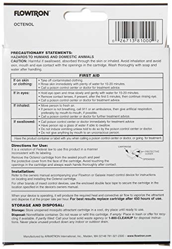 Flowtron MA-1000 Octenol Mosquito Attractant Cartridge