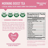 Detox Tea - 14 Day Teatox Herbal Tea for Body Detox Cleanse - 1 Morning Boost Tea (14 Bags) & 2 Night Cleanse Tea (7 Bags), 100% Natural, Non GMO