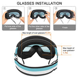 findway Kids Ski Goggles, Kids Snow Snowboard Goggles for Boys Girls Youth OTG