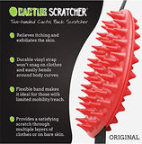 Cactus Scratcher Original Back Scratcher with 2 Sides Featuring Aggressive and Soft Spikes, Great for The Mobility Impaired and Hard-to-Reach Places, Makes an Awesome After-Surgery Gift - Red