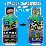 5-hour ENERGY Extra Strength Energy Shot | Tropical Burst Flavor | 1.93 oz. | 24 Count | Sugar-Free & Zero Calories | B-Vitamins & Amino Acids | 230mg Caffeinated Energy Shot | Dietary Supplement