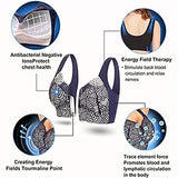 ANSUSIC Slimory Prettyhealth Lymphvity Detoxification and Shaping & Powerful Lifting Bra, Detox Sexy Lace Wireless Lifting Bra(Blue-3XL)