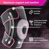 DR. BRACE ELITE Knee Brace with Side Stabilizers & Patella Gel Pads for Maximum Knee Pain Support and fast recovery for men and women-Please Check How To Size Video (Large, Orion)