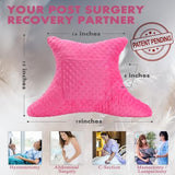 Hysterectomy Pillow with Pocket, Hysterectomy Recovery Abdominal Pillow, Post Surgery Pillow for Abdomen, C-Section Recovery Pillow, Mastectomy, Tummy Tuck, Hernia, Abdominal Surgery Must Haves