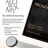 ProMix Nutrition Casein Protein Powder | 25g Micellar Grass Fed Casein Powder, 5.4g BCAAs | Gluten Free, Sugar Free, Soy Free - Vanilla, 5lb