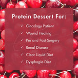 Gelatein Plus Cherry: 20 grams of protein. Ideal for clear liquid diets, swallowing difficulties, dialysis and oncology. Great pre or post-workout snack. (12 pack) …