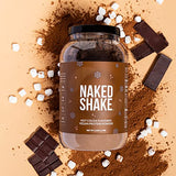 NAKED nutrition Naked Shake - Hot Cocoa Protein Shake - Plant Based Protein Powder with Mct Oil - Gluten-Free, Soy-Free, No Gmos Or Artificial Sweeteners - 30 Servings