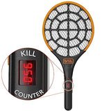 BLACK+DECKER Bug Zapper Fly Swatter Electric - Fly Zapper & Bug Zapper Indoor & Outdoor- Heavy Duty w/Counter for Flies, Mosquitoes, Gnats & Other Small to Large Flying Pests