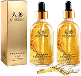 2Pcs Ginseng Polypeptide Anti-Ageing Essence, Ginseng Gold Polypeptide Anti-Ageing Essence, Ginseng Serum, for Tightening Sagging Skin Reduce Fine Lines (100ml)