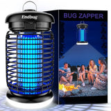 Endbug Bug Zapper, Mosquito Zapper, Bug Zapper Outdoor with LED Light, Fly Zapper, 5ft Power Cord, Waterproof, 2 in 1 Fly Trap Indoor Electric Bug Zapper for Patio Garden Backyard Home, Plug in