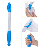 JJHREI Foldable Long Reach Comfort Butt Wiper - Self Wipe Assist Toilet Aid Wiping Wand Bottom Wiper - Ideal Daily Living Bathroom Aids for Limited Mobility