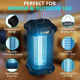 Cahot Bug Zapper, Indoor & Outdoor 4200V Mosquito Zapper, Weatherproof Fly Killer with 10ft Extra Long Cable & Metal Cage, Pest Control Device for Home, Kitchen, Backyard, and More
