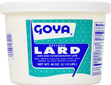 Goya Manteca Refined Lard, 2.5 Pound