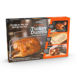 Camerons Turkey Roaster - Original Upside Down Turkey Dunrite Stainless Steel Cooker - Keeps Juices Inside Meat, Not Outside the Pan - Great for Cooking Roast for Christmas Turkey Dinner - XMas Gift