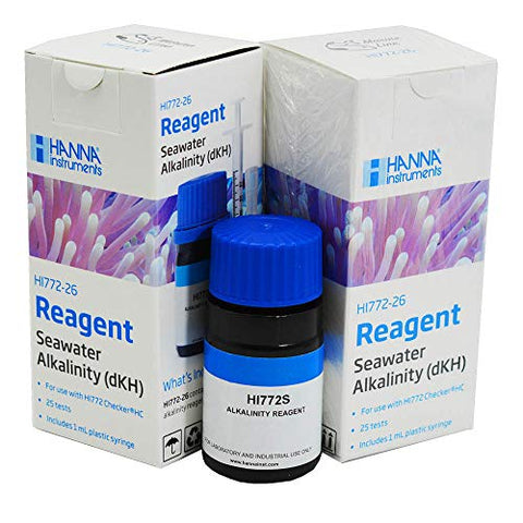 Two Pack: Hanna Instruments HI772-26 (HI755-26) Alkalinity Checker Reagent for 50 tests