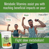 NaturalSlim Metabolic Vitamins - Combination of High Potency Multivitamins, Minerals, B Complex, Msm, & Digestive Formula Supplements for Men & Women - Energy & Metabolism Support - 3 Pack