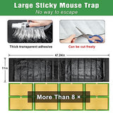 6 Pack Sticky Mouse Trap, Super Large 47.2 * 11'' Glue Traps for Mice and Rats Traps Indoor for Home, Rodent Snakes Spiders Roaches