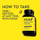 HUM Here Comes The Sun - Immune Supplement with Vitamin D & Calcium for a Healthy Immune System - Supports Radiant Skin, Mood + Bone Health (1 Month Supply)