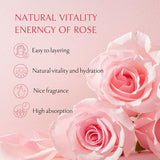 DERMALOGY by NEOGENLAB Hyal Glow Rose Essence - Hydrating Essence with 74% of Damask Rose Water Damask Rose Flower Oil & Damask Rose Extract 160ml / 5.41 oz