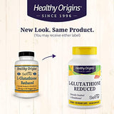 Healthy Origins L-Glutathione (Setria) Reduced, 500 mg - Immune Support Supplement - Collagen & Antioxidant Support - Gluten-Free Supplement - 60 Veggie Capsules